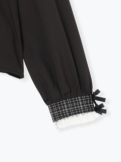 NOEMIE(ノエミー) |ダブルリボンフリルヨークブラウス