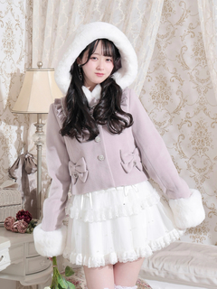 NOEMIE(ノエミー) |ヨークフリルドーリーショートコート