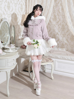 NOEMIE(ノエミー) |ヨークフリルドーリーショートコート