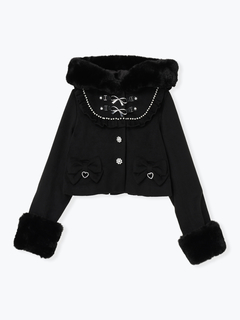 NOEMIE(ノエミー) |ヨークフリルドーリーショートコート