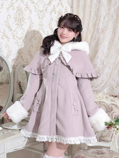 NOEMIE(ノエミー) |ケープフリルドーリーフレアコート