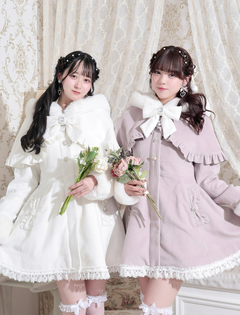 NOEMIE(ノエミー) |ケープフリルドーリーフレアコート