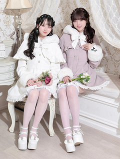 NOEMIE(ノエミー) |ケープフリルドーリーフレアコート