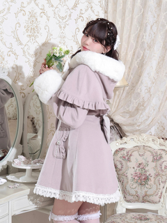 NOEMIE(ノエミー) |ケープフリルドーリーフレアコート