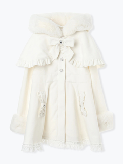 NOEMIE(ノエミー) |ケープフリルドーリーフレアコート