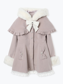 NOEMIE(ノエミー) |ケープフリルドーリーフレアコート