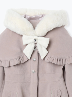 NOEMIE(ノエミー) |ケープフリルドーリーフレアコート