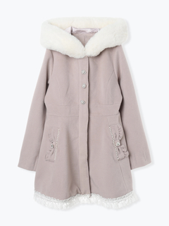 NOEMIE(ノエミー) |ケープフリルドーリーフレアコート