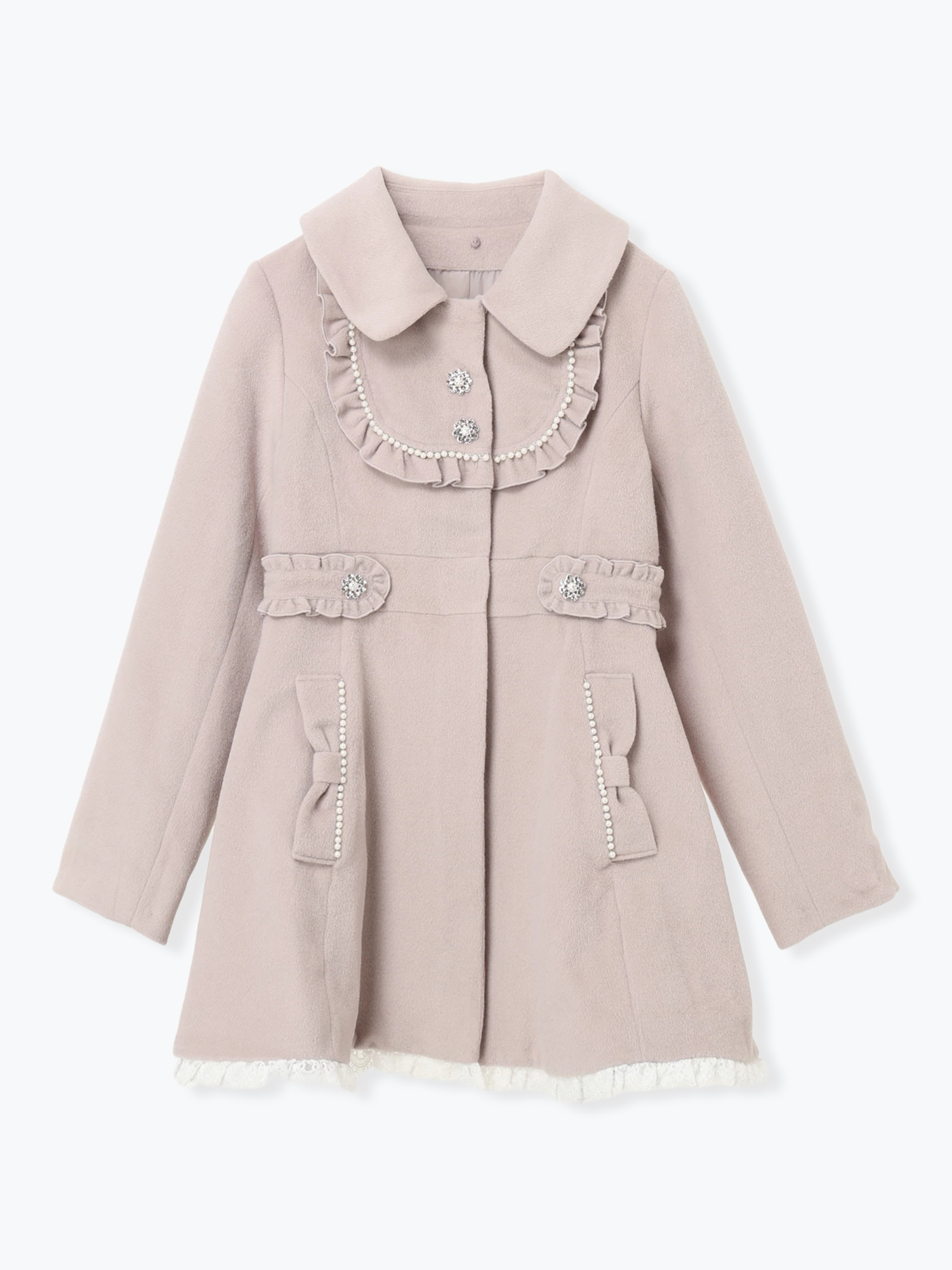 ヨークフリルドレッシープリンセスコート（コート｜オフホワイト