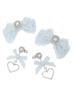 NOEMIE(ノエミー) |リボンヘアクリップ4点セット
