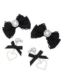 NOEMIE(ノエミー) |リボンヘアクリップ4点セット