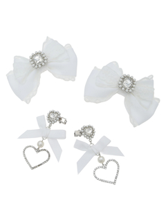 NOEMIE(ノエミー) |リボンヘアクリップ4点セット