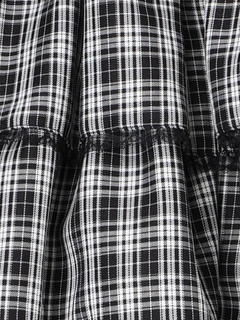 NOEMIE(ノエミー) |バックリボンダブルレースアップティアードスカパン