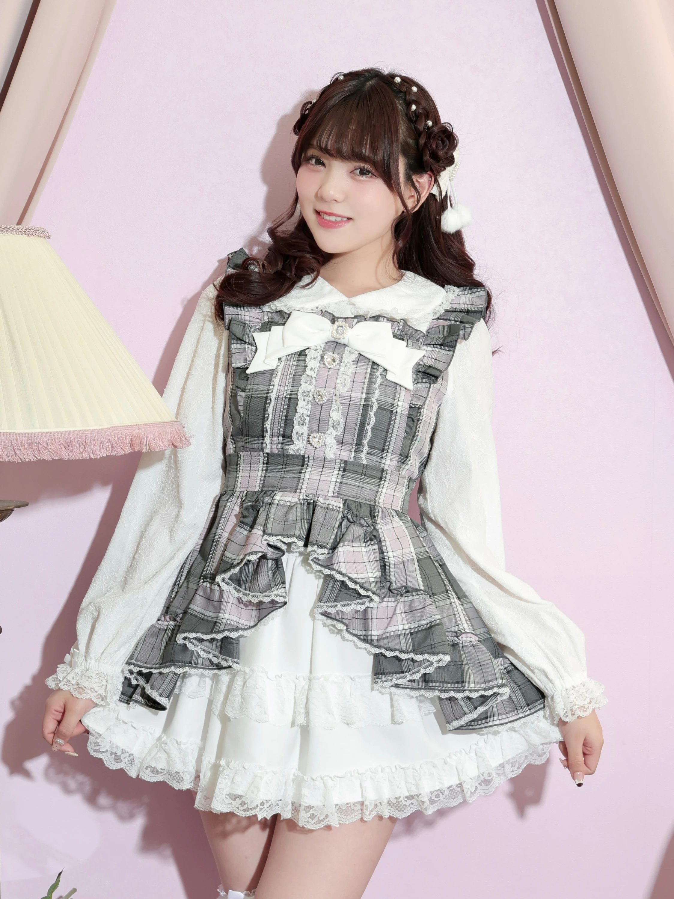 プリンセスフレアドレッシーセットアップ（セットアップ｜ピンク