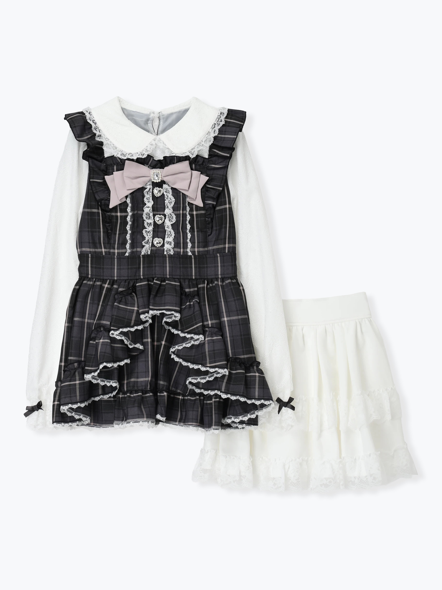 プリンセスフレアドレッシーセットアップ（セットアップ｜ピンク