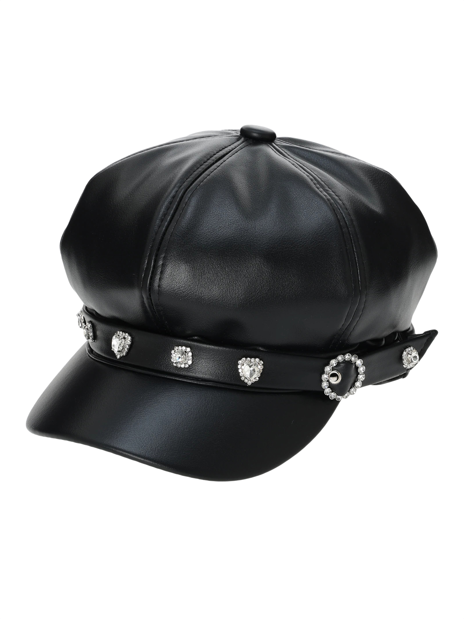 キラキラビジューキャスケット（帽子｜A柄・B柄・黒）｜【公式