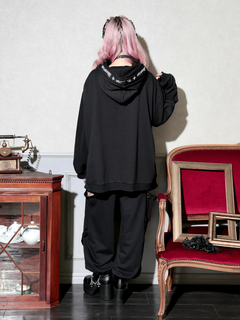 NOEMIE(ノエミー) |ハトメベルトチェーンユニセックス起毛パンツ