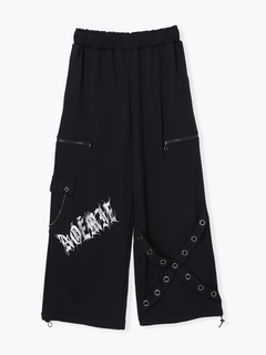 NOEMIE(ノエミー) |ハトメベルトチェーンユニセックス起毛パンツ