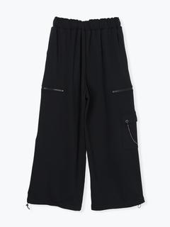 NOEMIE(ノエミー) |ハトメベルトチェーンユニセックス起毛パンツ