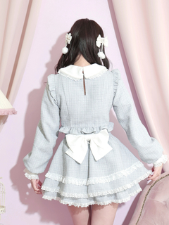 NOEMIE(ノエミー) |キラキラツイードデコルテレースセットアップ