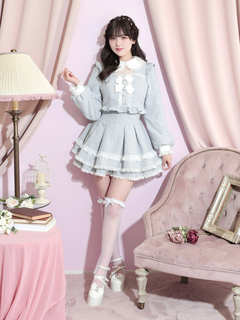 NOEMIE(ノエミー) |キラキラツイードデコルテレースセットアップ