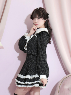 NOEMIE(ノエミー) |キラキラツイードデコルテレースセットアップ