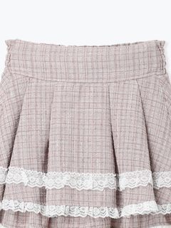 NOEMIE(ノエミー) |キラキラツイードデコルテレースセットアップ