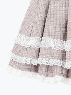 NOEMIE(ノエミー) |キラキラツイードデコルテレースセットアップ