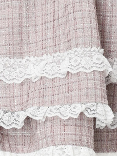 NOEMIE(ノエミー) |キラキラツイードデコルテレースセットアップ