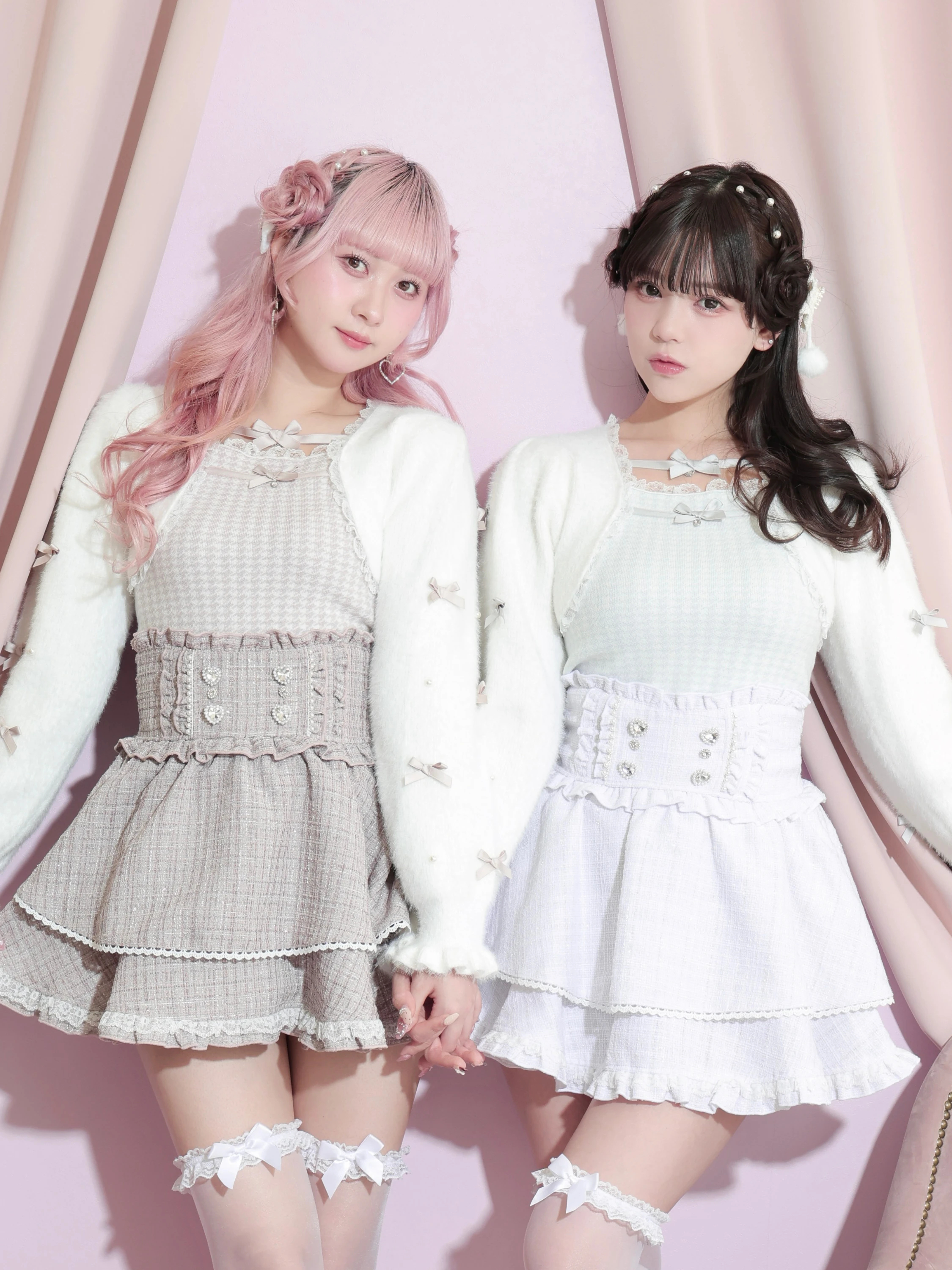 キー♡エムズグレイシー♡袖リボン♡プチリボン♡リボンいっぱい♡ニット キー様専用♡エムズグレイシー♡袖リボン♡プチリボン♡リボンいっぱい