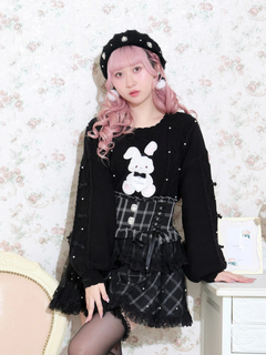 NOEMIE(ノエミー) |メニーリボンハートバニーケーブルニット