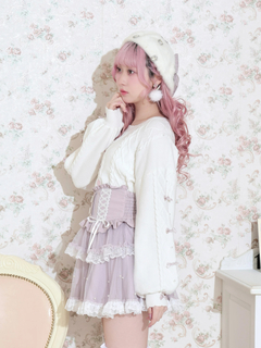 NOEMIE(ノエミー) |メニーリボンハートバニーケーブルニット