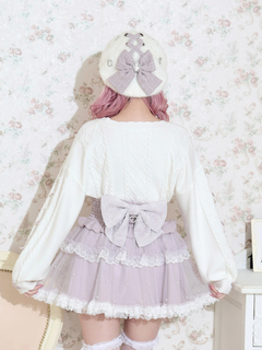 NOEMIE(ノエミー) |メニーリボンハートバニーケーブルニット