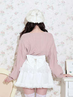 NOEMIE(ノエミー) |メニーリボンハートバニーケーブルニット