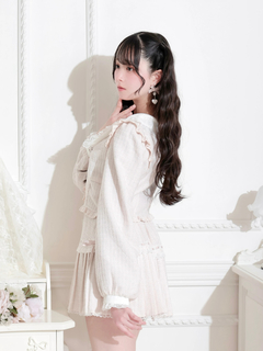NOEMIE(ノエミー) |ツイードレースサイドリボンプリーツセットアップ