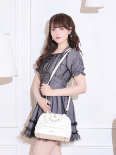 NOEMIE(ノエミー) |キルティングビジュー2WAYハンドバック