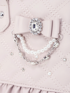 NOEMIE(ノエミー) |キルティングビジュー2WAYハンドバック