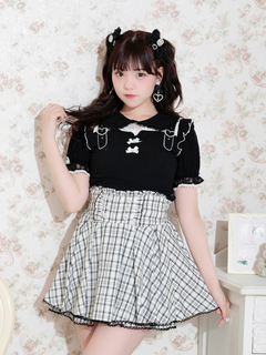 NOEMIE(ノエミー) |ハートバックルデコルテレースカットソー