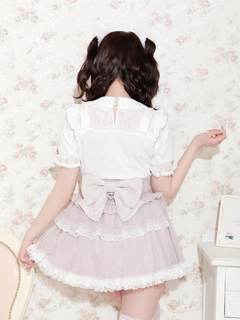 NOEMIE(ノエミー) |ハートバックルデコルテレースカットソー