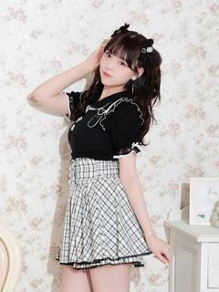 NOEMIE(ノエミー) |ハートバックルデコルテレースカットソー