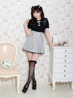 NOEMIE(ノエミー) |ハートバックルデコルテレースカットソー