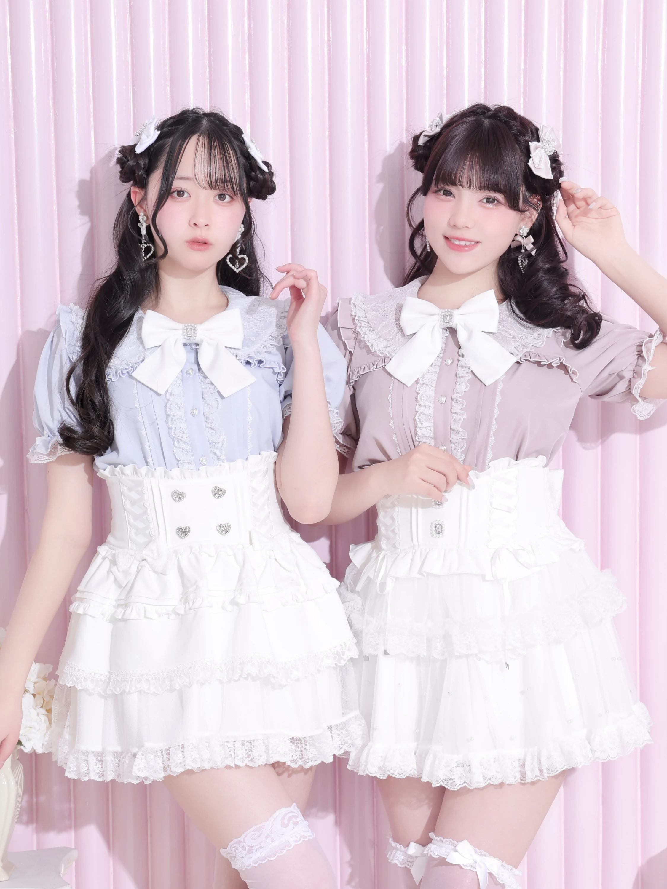 No.2413_ベイビー_白水玉リボンタイRibbon Partyブラウス Ribbon Partyブラウス – BABY, THE STARS SHINE BRIGHT
