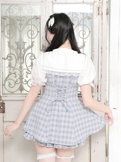NOEMIE(ノエミー) |キラキラレースアップセーラーセットアップ