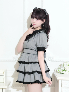 NOEMIE(ノエミー) |ドーリーフリルヨークティアードワンピース