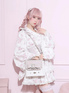 NOEMIE(ノエミー) |ビジューリボンフリルフラップショルダーペーパー