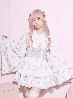 NOEMIE(ノエミー) |ローズブーケチュールフレア浴衣ドレス