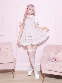 NOEMIE(ノエミー) |シフォンチュールフレアワンピース