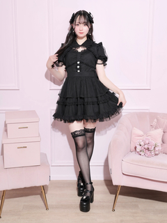 NOEMIE(ノエミー) |シフォンチュールフレアワンピース