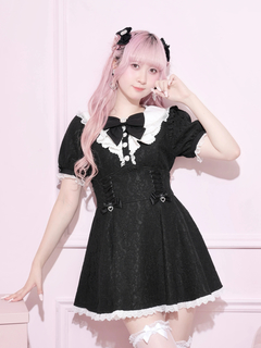 NOEMIE(ノエミー) |総レースラッフルフリルスピンドルワンピース