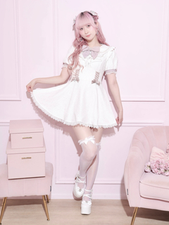 NOEMIE(ノエミー) |総レースラッフルフリルスピンドルワンピース